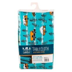 Camco® - RV And Tree Sketch Design Tablecloth With Bench Covers 25 Camco® - RV And Tree Sketch Design Tablecloth With Bench Covers -Summit Trails 53380 4