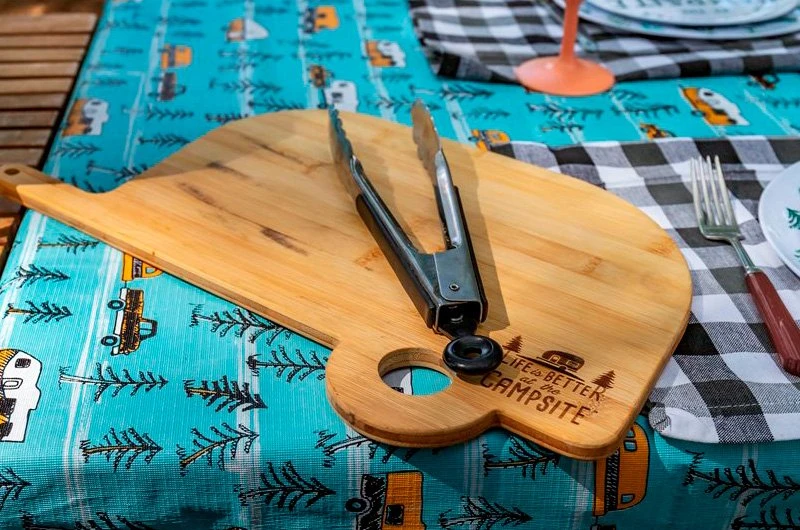 Camco® - RV And Tree Sketch Design Tablecloth With Bench Covers 11 Camco® - RV And Tree Sketch Design Tablecloth With Bench Covers - Image 9