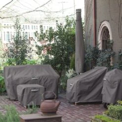 Classic Accessories® - Ravenna™ Dark Taupe Medium BBQ Grill Cover (64"L X 24"W X 48"H) -Summit Trails 55 140 035101 ec 9