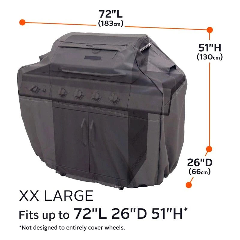 Classic Accessories® - Ravenna™ Dark Taupe XX-Large BBQ Grill Cover (80"L X 26"W X 51"H) 15 Classic Accessories® - Ravenna™ Dark Taupe XX-Large BBQ Grill Cover (80"L X 26"W X 51"H) - Image 13