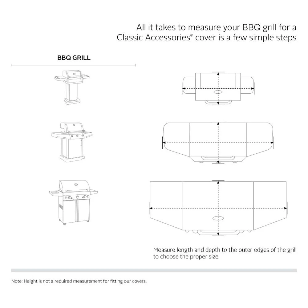 Classic Accessories® - Ravenna™ Dark Taupe XX-Large BBQ Grill Cover (80"L X 26"W X 51"H) 19 Classic Accessories® - Ravenna™ Dark Taupe XX-Large BBQ Grill Cover (80"L X 26"W X 51"H) - Image 17
