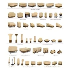 Classic Accessories® - Veranda™ Pebble Large Kamado Grill Cover For Big Green Egg™ Grill (22"Dia X 40"H) -Summit Trails 55 231 041501 00 14