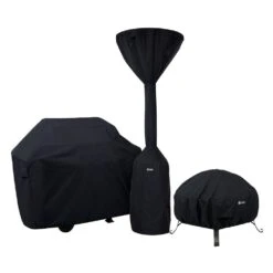 Classic Accessories® - Classic™ Black Round Smoker Cover (19"Dia X 39"H) -Summit Trails 55 318 010401 00 9