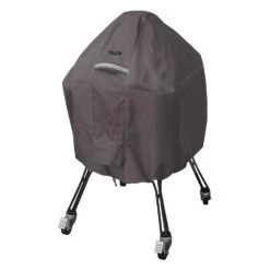 Classic Accessories® - Ravenna™ Taupe Large Kamado Grill Cover For Big Green Egg™ Grill (22"Dia X 40"H)