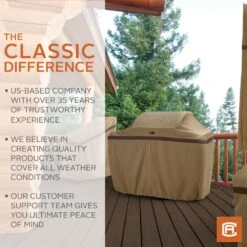 Classic Accessories® - Hickory™ Sand Small Built-In Grill Cover (37"L X 27"W X 24"H) 24 Classic Accessories® - Hickory™ Sand Small Built-In Grill Cover (37"L X 27"W X 24"H) -Summit Trails 55 331 022401 ec 10
