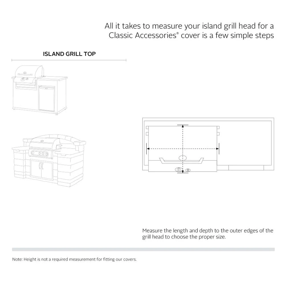 Classic Accessories® - Hickory™ Sand Medium Built-In Grill Cover (45"L X 29"W X 26"H) 15 Classic Accessories® - Hickory™ Sand Medium Built-In Grill Cover (45"L X 29"W X 26"H) - Image 13