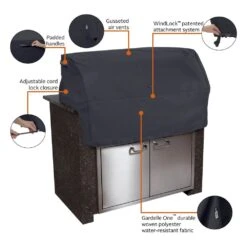 Classic Accessories® - Ravenna™ Black Small Built-In Grill Cover (37"L X 27"W X 24"H) 22 Classic Accessories® - Ravenna™ Black Small Built-In Grill Cover (37"L X 27"W X 24"H) -Summit Trails 55 398 020401 ec 9