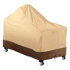 Classic Accessories® - Veranda™ Pebble Large BBQ Grill Dome With Side Table Cover (60"L X 30"W X 50"H)