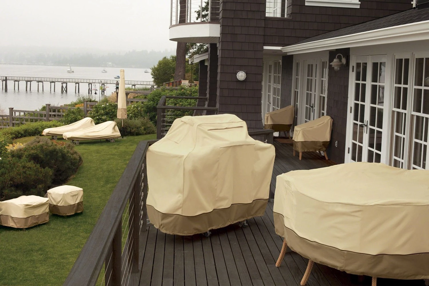 Classic Accessories® - Veranda™ Pebble Small/Medium BBQ Grill Cover For Weber™ Grills (40"L X 30"W X 43.5"H) 13 Classic Accessories® - Veranda™ Pebble Small/Medium BBQ Grill Cover For Weber™ Grills (40"L X 30"W X 43.5"H) - Image 11