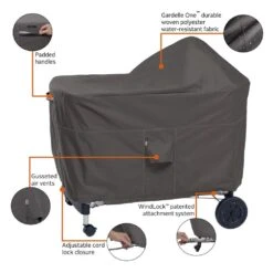 Classic Accessories® - Ravenna™ Dark Taupe BBQ Grill Cover For Weber Performer (48"L X 30"W X 43.5"H) -Summit Trails 55 421 015101 ec 11