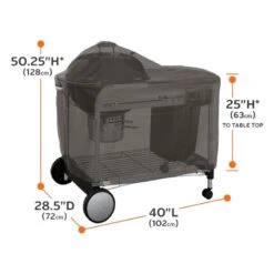 Classic Accessories® - Ravenna™ Dark Taupe BBQ Grill Cover For Weber Performer (48"L X 30"W X 43.5"H) -Summit Trails 55 421 015101 ec 17