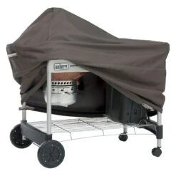 Classic Accessories® - Ravenna™ Dark Taupe BBQ Grill Cover For Weber Performer (48"L X 30"W X 43.5"H)