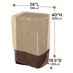 Classic Accessories® - Veranda™ Pebble Square Smoker Cover (26"L X 19.5"W X 40"H) -Summit Trails 55 570 011501 00 9