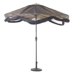 Classic Accessories® - 104.3" L X 104.3" W X 98.8" H Umbrella Insect Net Canopy -Summit Trails 55 605 012801 rt 3