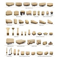 Classic Accessories® - Veranda™ Pebble X-Large Island Grill Top Cover For Side Grill Head (98"L X 37"W X 48"H) -Summit Trails 55 627 051501 00 16