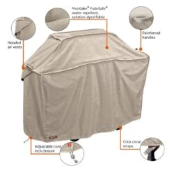 Classic Accessories® - Montlake™ Heather Gray XX-Large BBQ Grill Cover (72"L X 26"W X 51"H) -Summit Trails 55 663 066701 rt 13