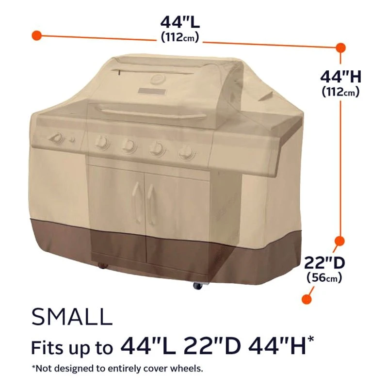 Classic Accessories® - Veranda™ Pebble Small Grill Cover (44"L X 22"W X 44"H) 18 Classic Accessories® - Veranda™ Pebble Small Grill Cover (44"L X 22"W X 44"H) - Image 16