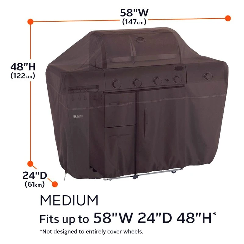 Classic Accessories® - Madrona™ Dark Cocoa Medium BBQ Grill Cover (58"L X 24"W X 48"H) 14 Classic Accessories® - Madrona™ Dark Cocoa Medium BBQ Grill Cover (58"L X 24"W X 48"H) - Image 12