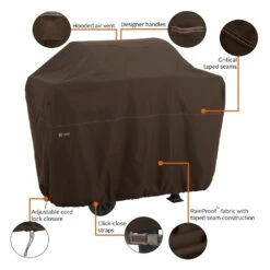Classic Accessories® - Madrona™ Dark Cocoa Medium BBQ Grill Cover (58"L X 24"W X 48"H) 34 Classic Accessories® - Madrona™ Dark Cocoa Medium BBQ Grill Cover (58"L X 24"W X 48"H) -Summit Trails 55 725 016601 rt 13