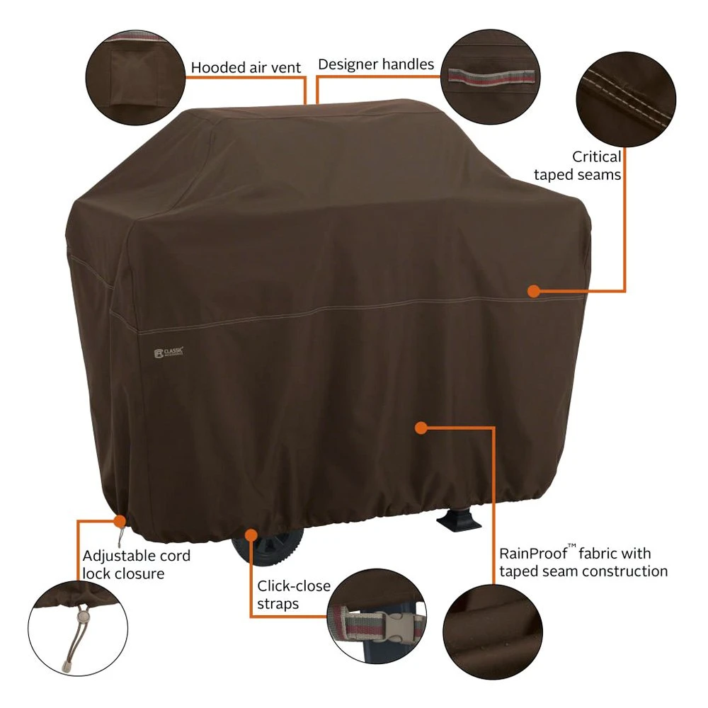 Classic Accessories® - Madrona™ Dark Cocoa Medium BBQ Grill Cover (58"L X 24"W X 48"H) 15 Classic Accessories® - Madrona™ Dark Cocoa Medium BBQ Grill Cover (58"L X 24"W X 48"H) - Image 13