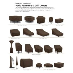 Classic Accessories® - Madrona™ Dark Cocoa X-Large BBQ Grill Cover (70"L X 24"W X 48"H) -Summit Trails 55 727 056601 rt 20