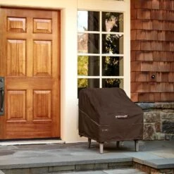 Classic Accessories® - Madrona™ Dark Cocoa Large Kamado Grill Cover (22"Dia X 40"H) -Summit Trails 55 729 046601 rt 17