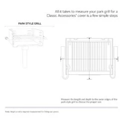 Classic Accessories® - Veranda™ Park Grill Cover (23"L X 24"W X 19"H) -Summit Trails 55 783 011501 00 15