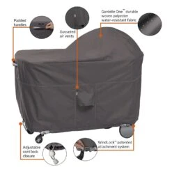 Classic Accessories® - Ravenna™ Dark Taupe Medium BBQ Grill Cover For Weber™ Summit Grills (57"L X 36"W X 48"H) -Summit Trails 55 787 265101 ec 4