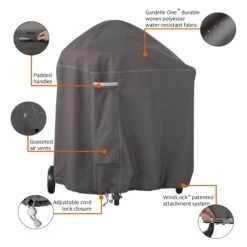Classic Accessories® - Ravenna™ Dark Taupe X-Small BBQ Grill Cover For Weber™ Summit Grills (42"L X 38"W X 48"H) 28 Classic Accessories® - Ravenna™ Dark Taupe X-Small BBQ Grill Cover For Weber™ Summit Grills (42"L X 38"W X 48"H) -Summit Trails 55 788 015101 ec 10