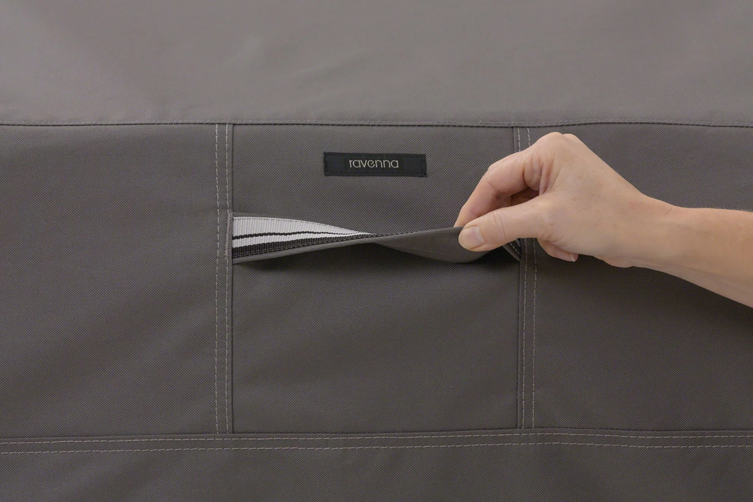 Classic Accessories® - Ravenna™ Dark Taupe X-Small BBQ Grill Cover For Weber™ Summit Grills (42"L X 38"W X 48"H) 5 Classic Accessories® - Ravenna™ Dark Taupe X-Small BBQ Grill Cover For Weber™ Summit Grills (42"L X 38"W X 48"H) - Image 3