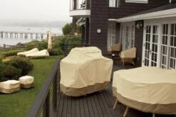 Classic Accessories® - Veranda™ Pebble Small Island Grill Top Cover For Weber Summit Grill (57"L X 36"W X 48"H) -Summit Trails 55 819 261501 00 11