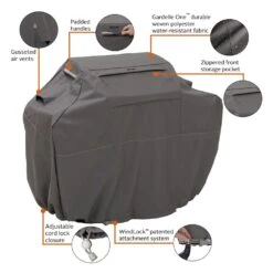 Classic Accessories® - Ravenna™ Taupe Small BBQ Grill Cover (44"L X 22"D X 44"H) -Summit Trails 55 850 025101 ec 14