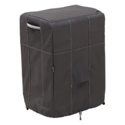 Classic Accessories® - Ravenna™ Dark Taupe Large Square Smoker Cover (26"L X 19.5"W X 40"H)