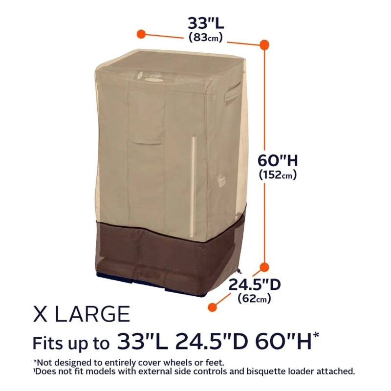 Classic Accessories® - Veranda™ Pebble X-Large Square Smoker Cover (33"L X 24.5"W X 60"H) 15 Classic Accessories® - Veranda™ Pebble X-Large Square Smoker Cover (33"L X 24.5"W X 60"H) - Image 13