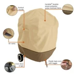 Classic Accessories® - Veranda™ Pebble Large Kettle BBQ Grill Cover (30"Dia X 43"H) -Summit Trails 55 966 041501 00 4
