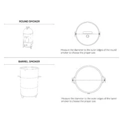 Classic Accessories® - Veranda™ Pebble Round Smoker Cover (24"Dia X 30"H) 33 Classic Accessories® - Veranda™ Pebble Round Smoker Cover (24"Dia X 30"H) -Summit Trails 55 967 011501 00 16