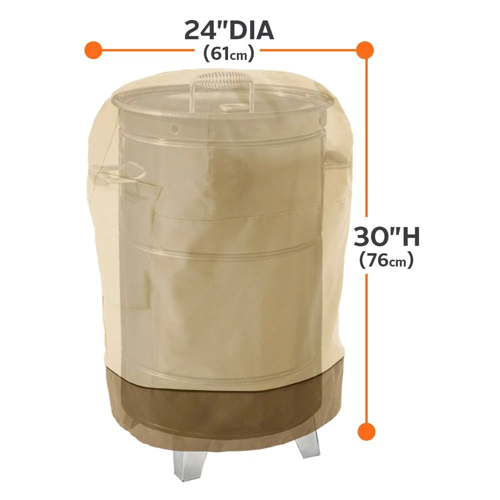 Classic Accessories® - Veranda™ Pebble Round Smoker Cover (24"Dia X 30"H) 11 Classic Accessories® - Veranda™ Pebble Round Smoker Cover (24"Dia X 30"H) - Image 9