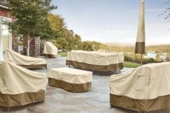 Classic Accessories® - Veranda™ Pebble Portable Round Table Top Grill Cover & Carry Bag (22"Dia X 18"H) -Summit Trails 55 973 031501 00 8