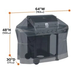 Classic Accessories® - StormPro™ Gray X-Large BBQ Grill Cover (70"L X 30"W X 48"H) -Summit Trails 56 279 051001 ec 10