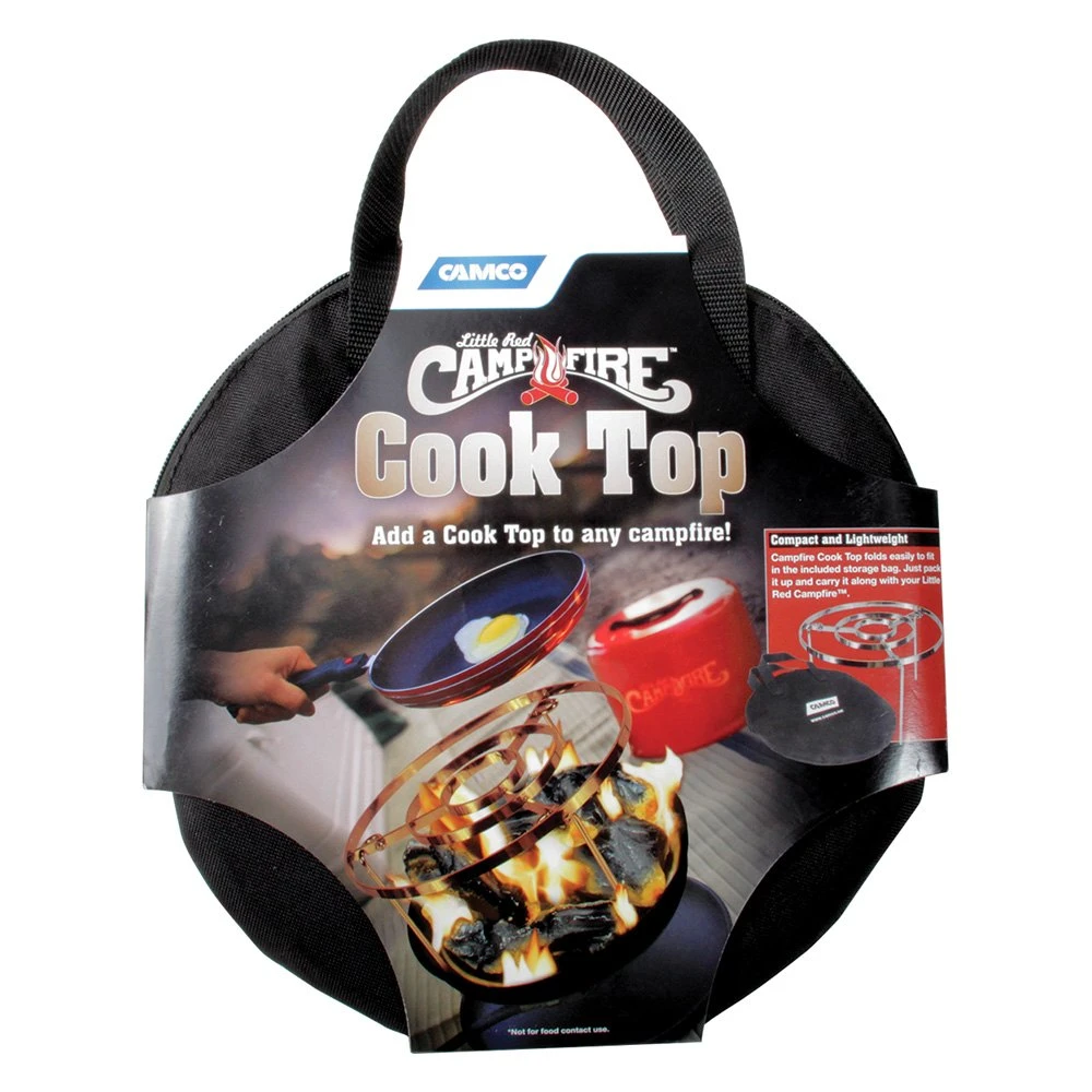 Camco® - Little Red Campfire Cook Top 6 Camco® - Little Red Campfire Cook Top - Image 4