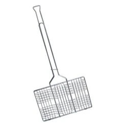 Rome® - 9" X 13" Chrome Plated Steel Hamburger Grill Basket