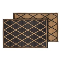 Faulkner® 68900 - Deluxe 8' X 20' Diamond (Black/Beige) Multi-Purpose Mat