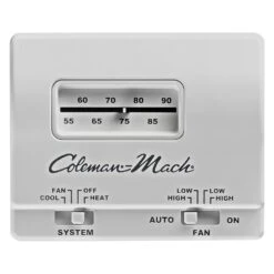 Coleman-Mach® 7330G3351 - White Heat/Cool Analog Thermostat