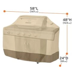 Classic Accessories® - Veranda™ Pebble Medium BBQ Grill Cover (58"L X 24"W X 48"H) -Summit Trails 73912 2