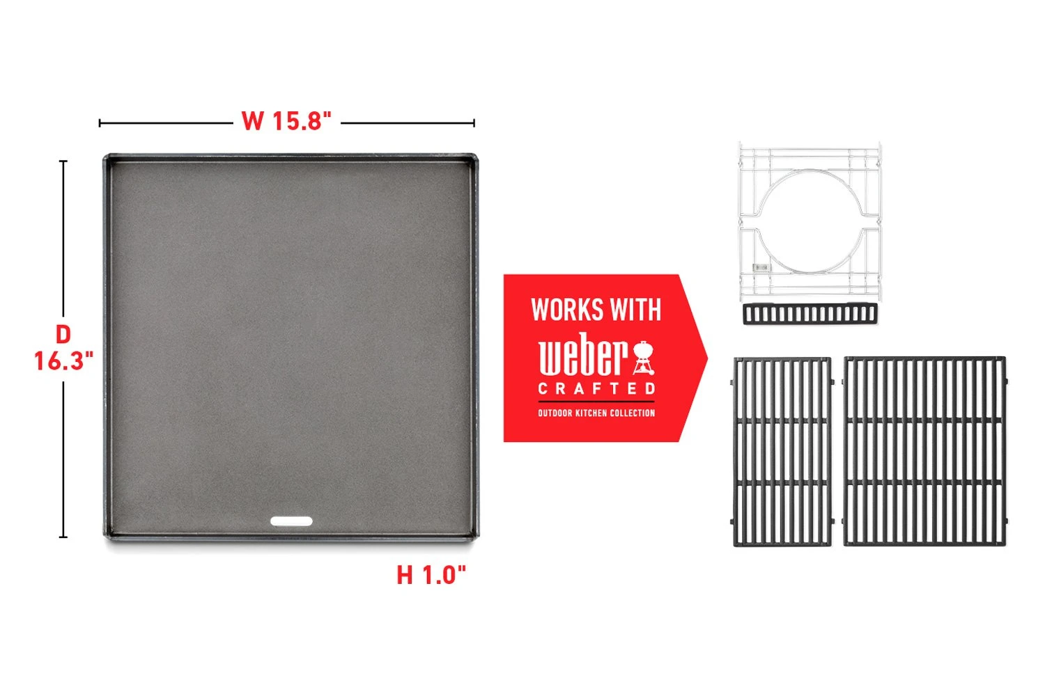 Weber® - Crafted Griddle 9 Weber® - Crafted Griddle - Image 7