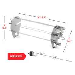 Weber® - Crafted Rotisserie Skewer Set -Summit Trails 7675 7