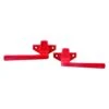 JR Products® - Plastic Red Emergency Window Latch Set For Hinged Windows -Summit Trails 81925