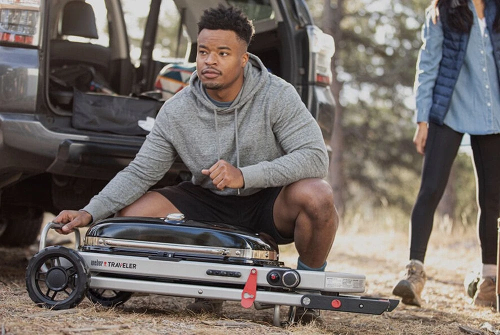 Weber® 9010001 - Traveler Portable Liquid Propane Gas Grill 4 Weber® 9010001 - Traveler Portable Liquid Propane Gas Grill - Image 2