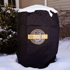 Pit Barrel Cooker® - 14" Junior Black Custom Fit Smoker Cover 8 Pit Barrel Cooker® - 14" Junior Black Custom Fit Smoker Cover -Summit Trails ac1002j 3