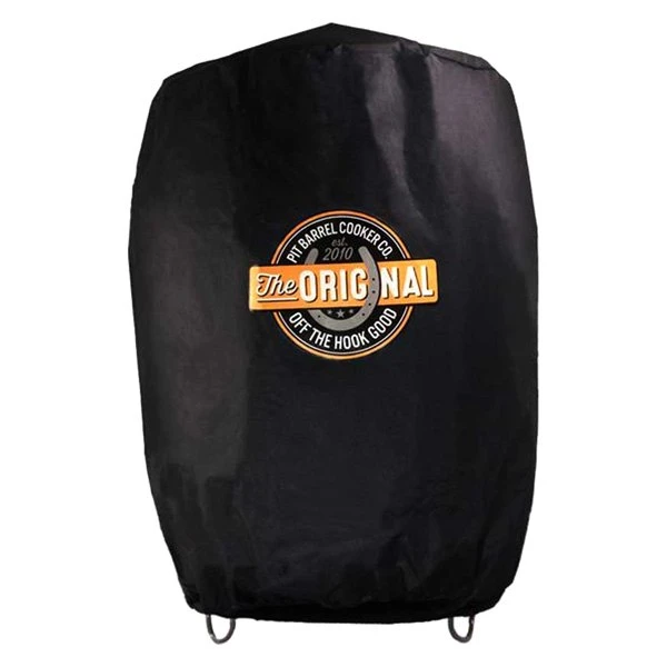 Pit Barrel Cooker® - 14" Junior Black Custom Fit Smoker Cover 3 Pit Barrel Cooker® - 14" Junior Black Custom Fit Smoker Cover